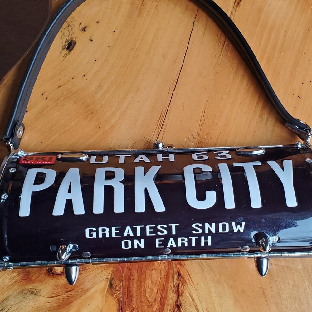 Rare Little Earth License Plate Handbag